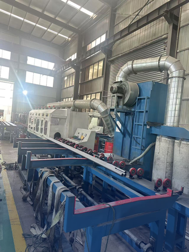Polishing machine for piston rod